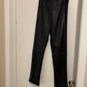 Beautiful black leather pants